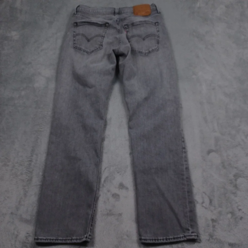 Levis‎ 514 Jeans Mens 30x30 Gray Denim Premium Modern Distressed Casual